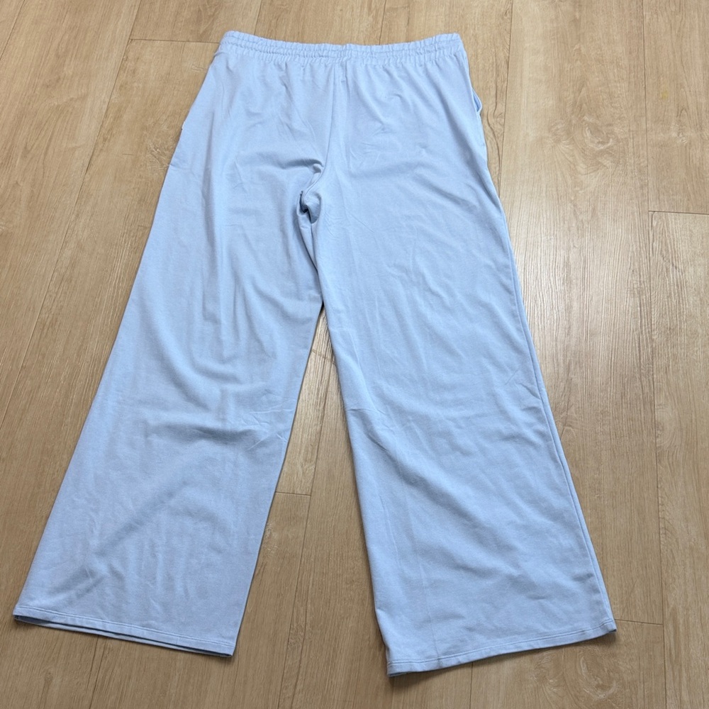Vuori Halo Essential Wideleg pants Soft Sky Heather XL - Picture 5 of 8